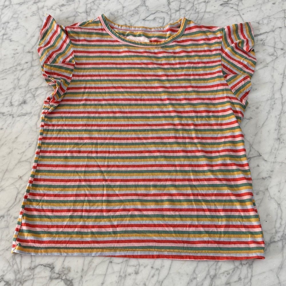 Ban.do Striped Tee Shirt Womens M